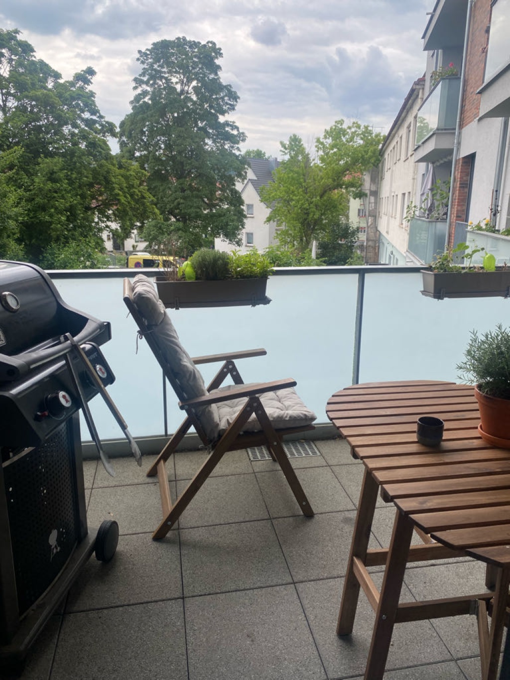 WG-Zimmer Ost Hackstraße - Balkon ca. 6 qm