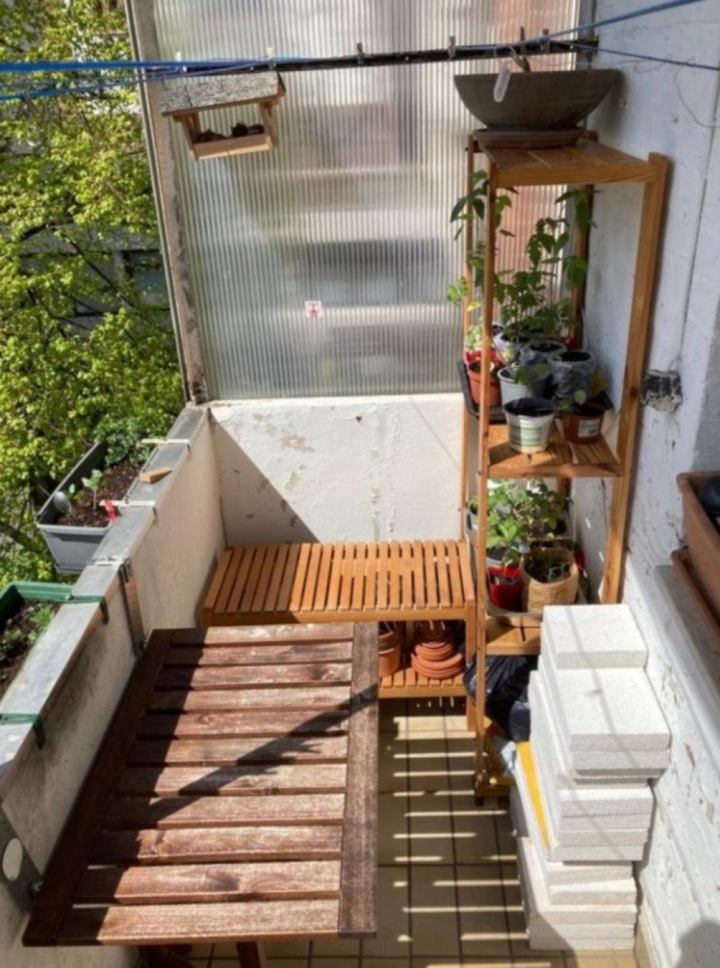 Habitación en WG Ost Schlößlestraße - Balkon