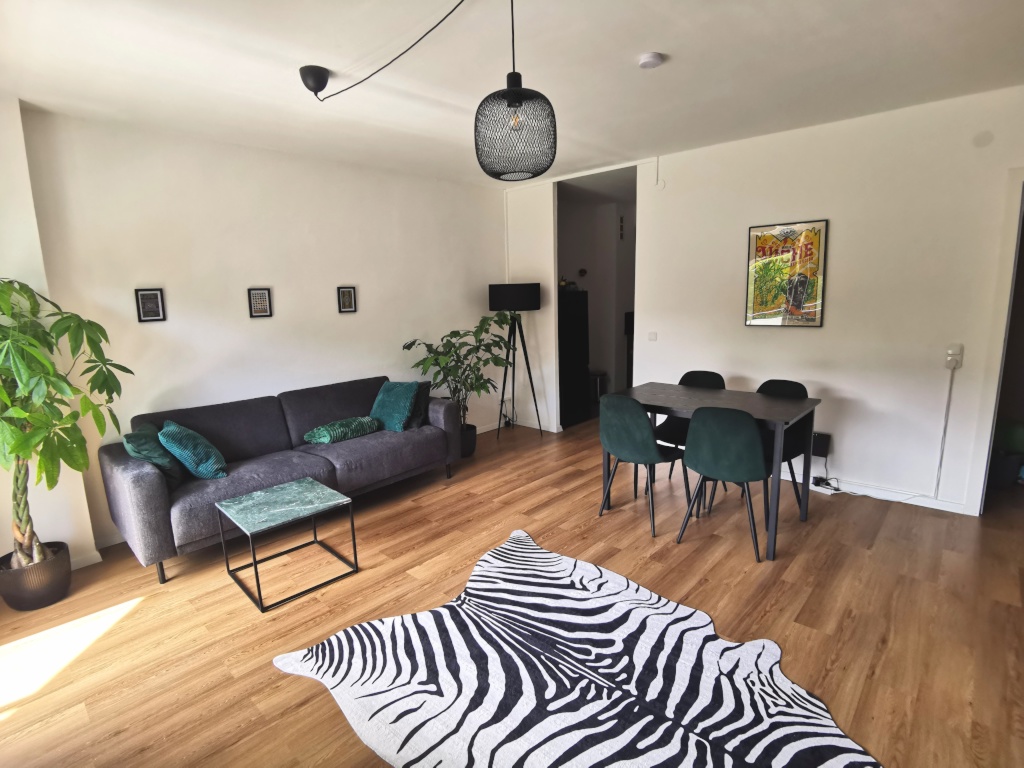 49qm modern möblierte 2-ZI-Whg || Düsseldorf-Pempelfort || super hell || riesen Balkon – Düsselthaler Straße 31, 40211 Düsseldorf Pempelfort – Bild 1 von 11