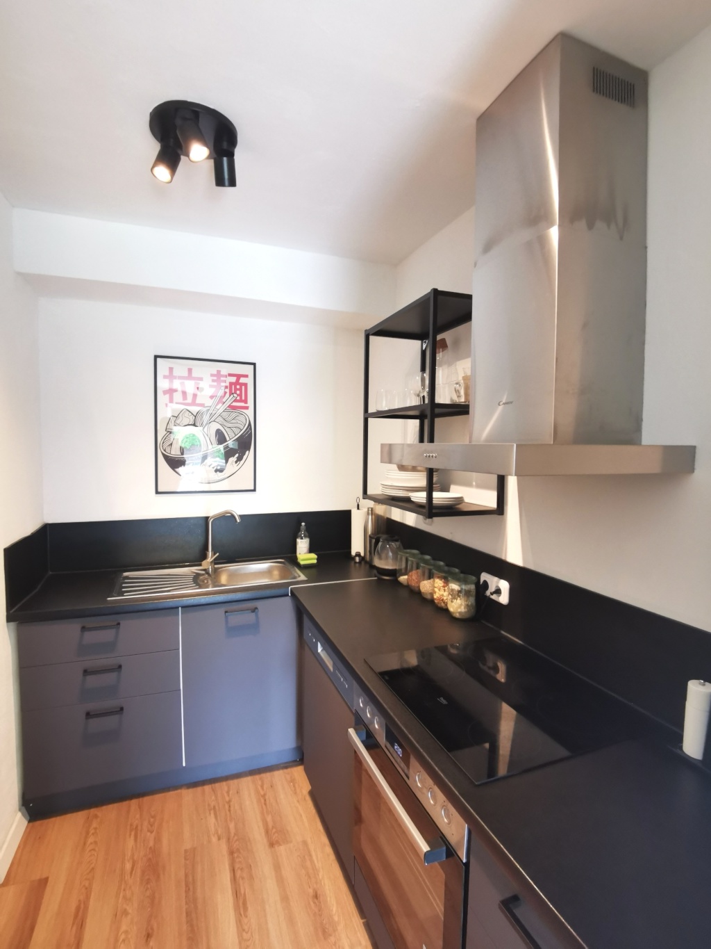 49qm modern möblierte 2-ZI-Whg || Düsseldorf-Pempelfort || super hell || riesen Balkon – Düsselthaler Straße 31, 40211 Düsseldorf Pempelfort – Vorschaubild 4