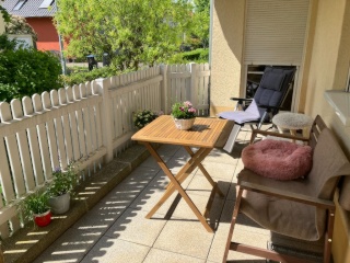Ad image: Furnished 2-room apartment with terrace for rent