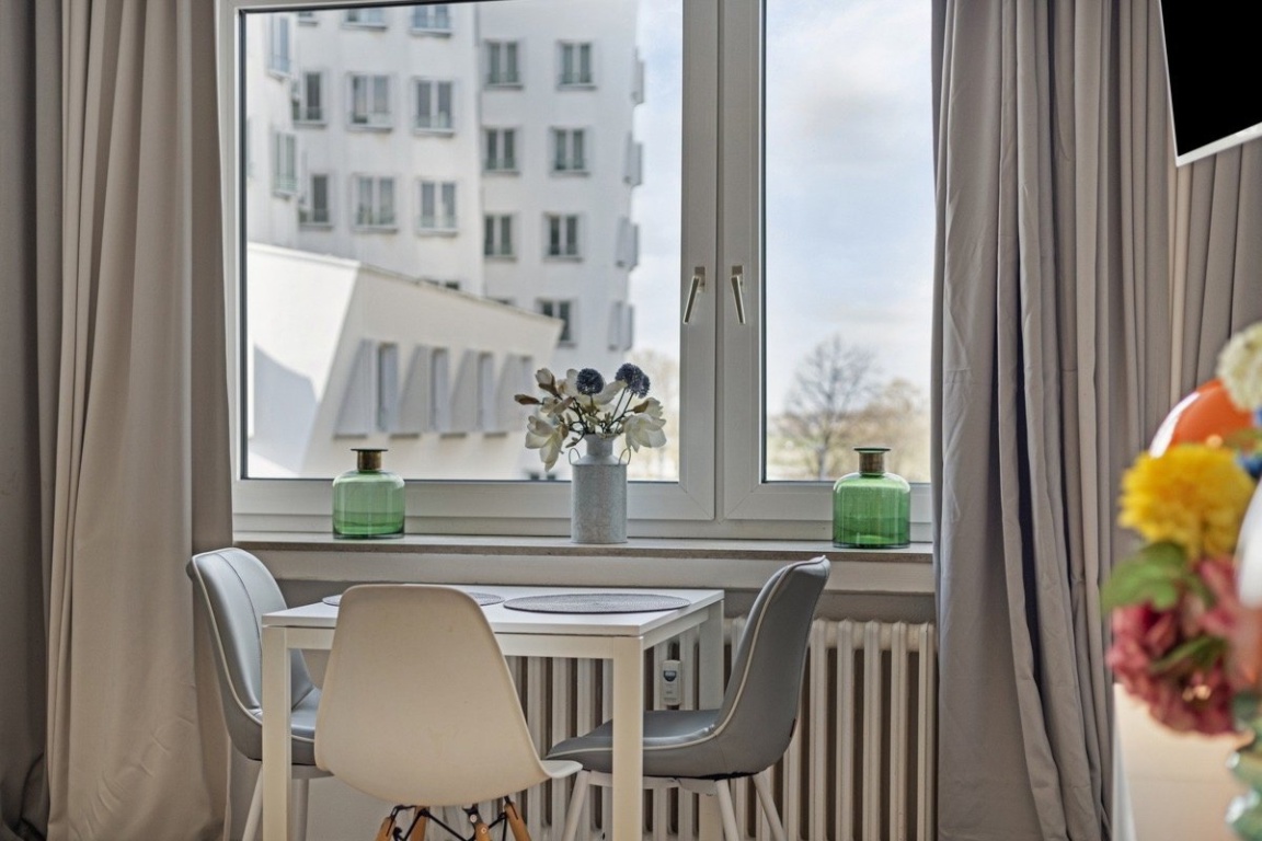 Apartamento Hafen Brückenstraße 16 - Ausblick Fenster