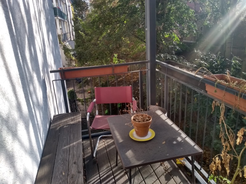 WG-Zimmer Schleußig Holbeinstraße 27 - Balkon