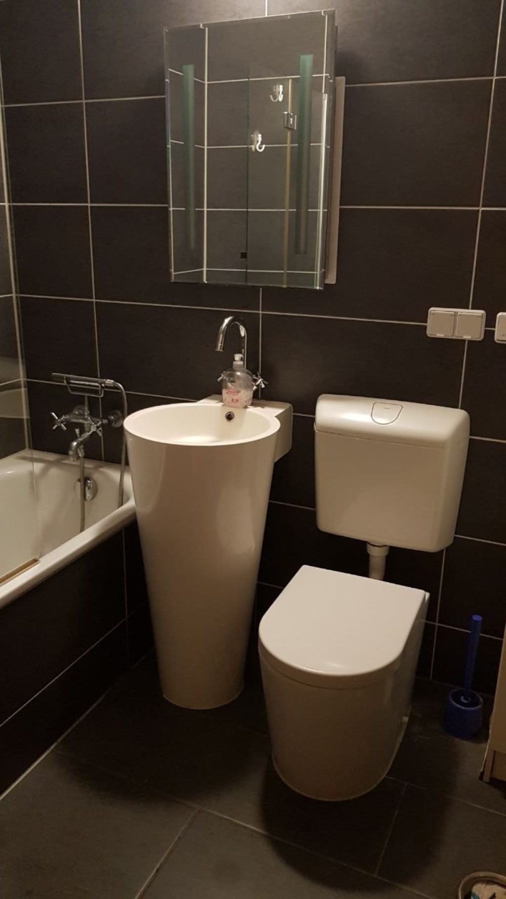 Ein Zimmer möblierte Wohnung mit Bad und Küche in ruhiger und ruhiger Lage One room furnished apartment with bathroom and Kitchen in quiet and calm place – Karl Laux Str. 56, 1219 Dresden Leubnitz-Neuostra – Vorschaubild 4