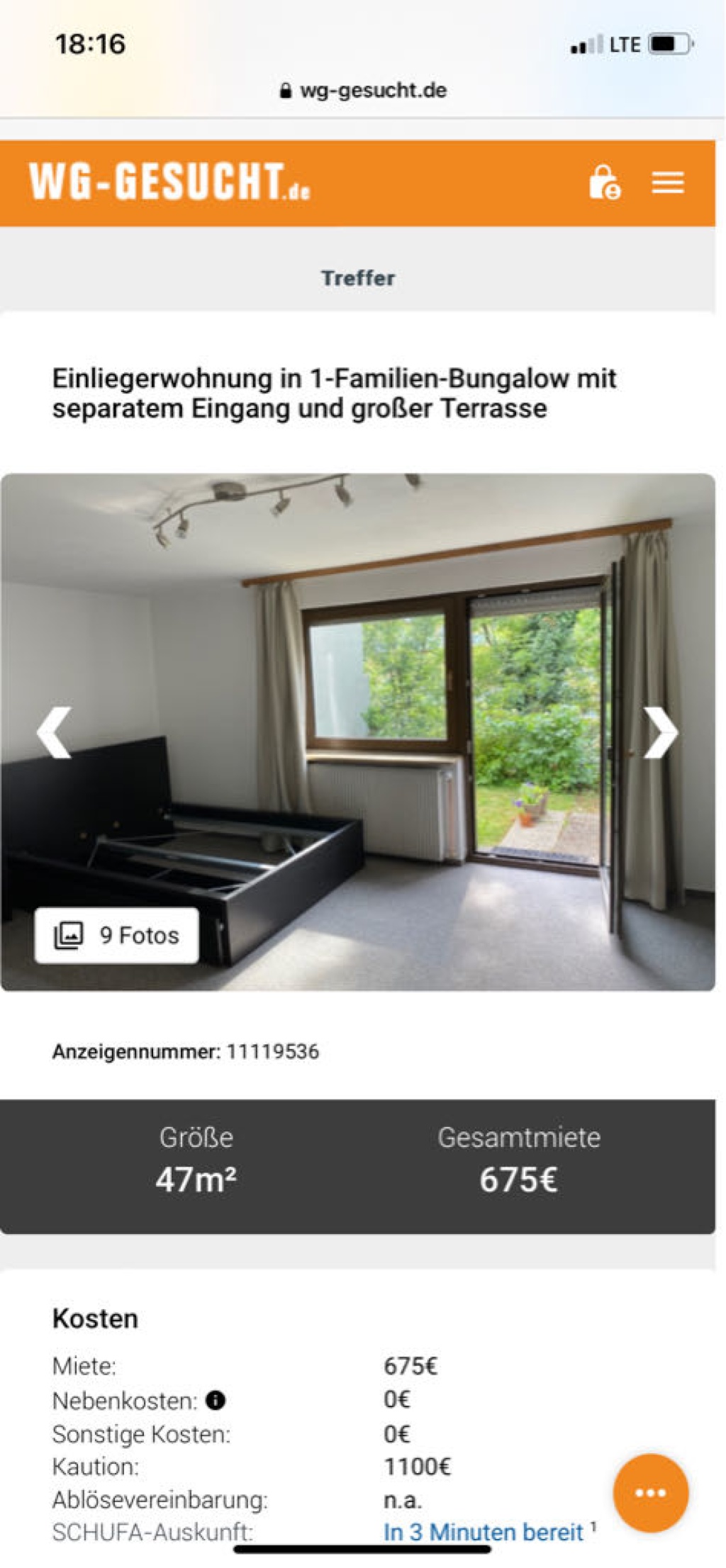 1-Zimmer-Wohnung Lindleinsmühle Thüringerstraße - Bild 5