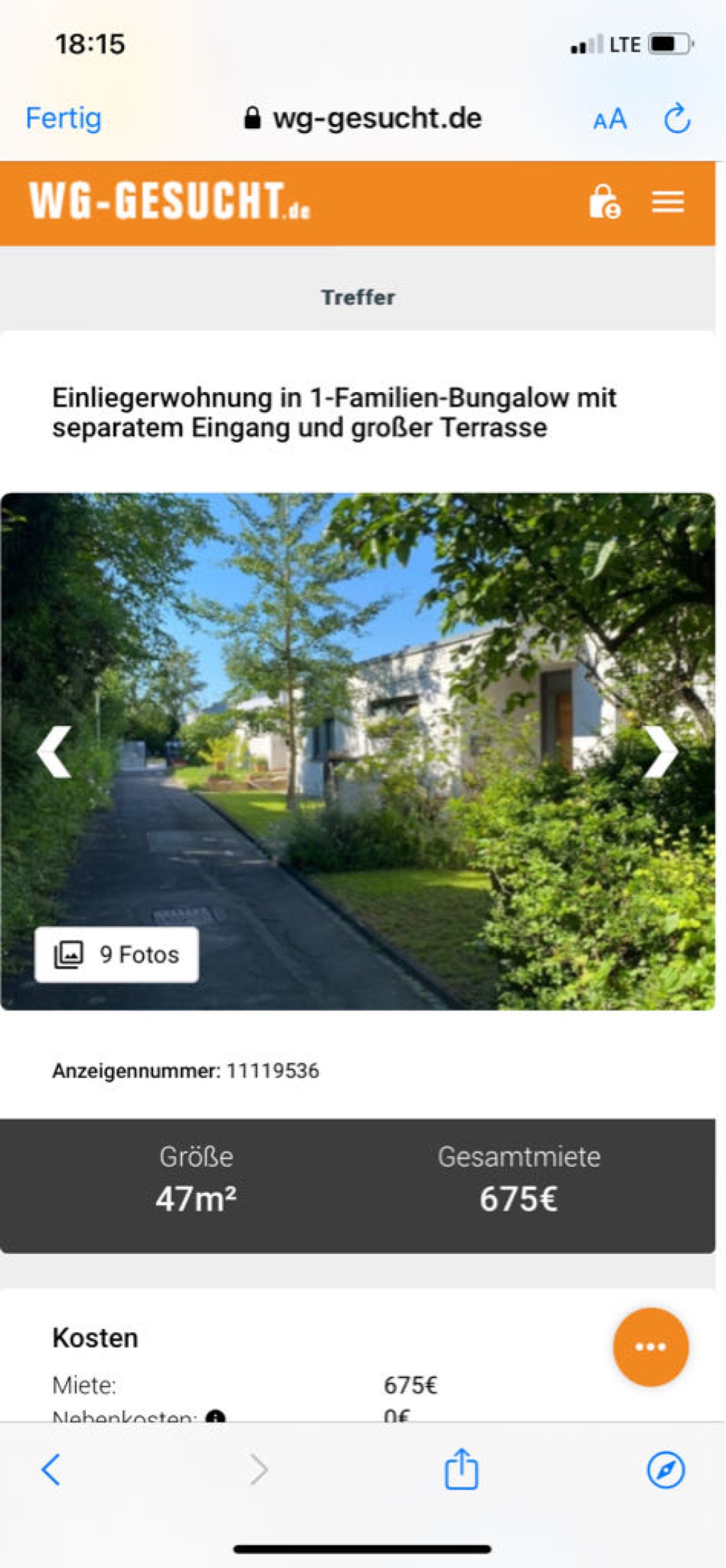 1-Zimmer-Wohnung Lindleinsmühle Thüringerstraße - Bild 1