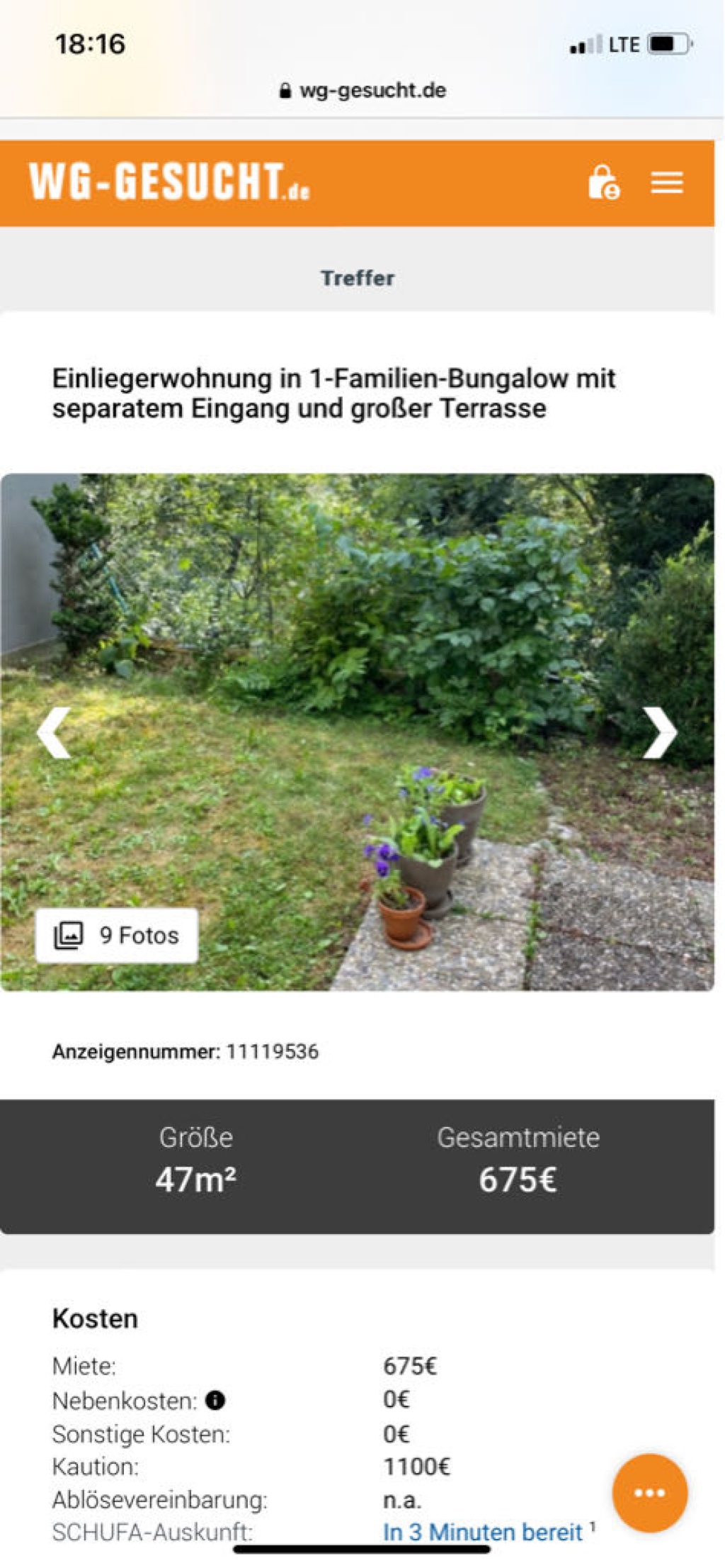 1-Zimmer-Wohnung Lindleinsmühle Thüringerstraße - Bild 6