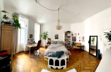 Anzeigenbild: 24m2 Teil-möbliertes Zimmer nähe Kutschkermarkt