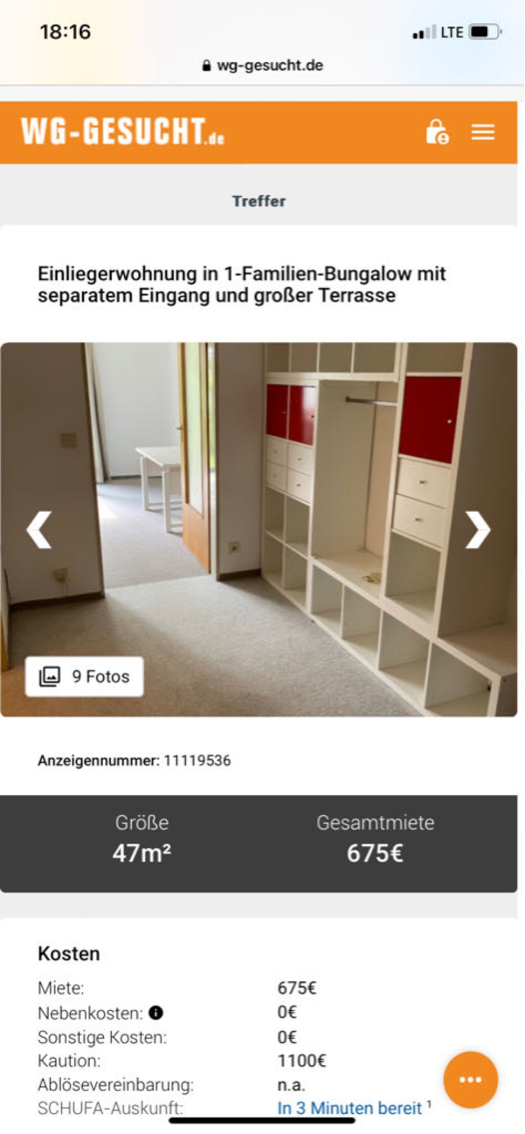 1-Zimmer-Wohnung Lindleinsmühle Thüringerstraße - Bild 3
