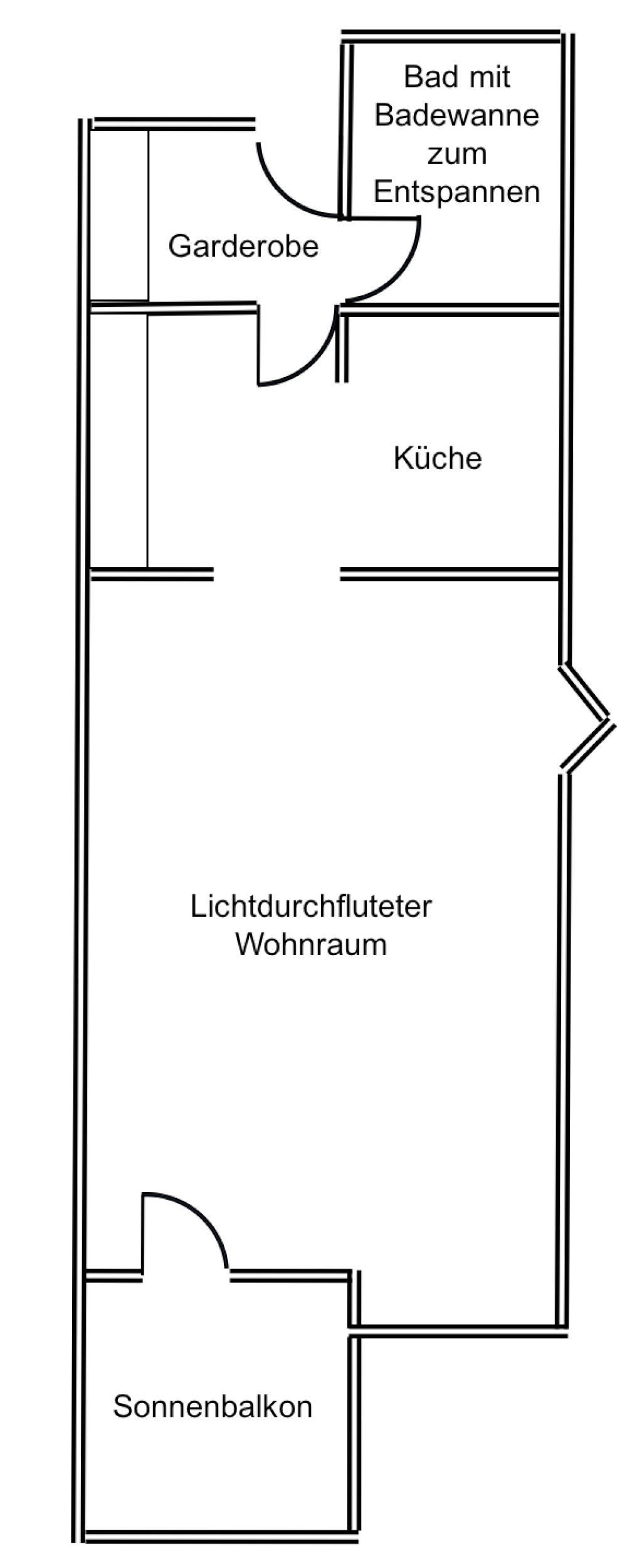 Möbliertes 1,5 Zimmer Sonnenappartment in Stuttgart-Möhringen – Balinger Straße 51, 70567 Stuttgart Möhringen – Vorschaubild 8