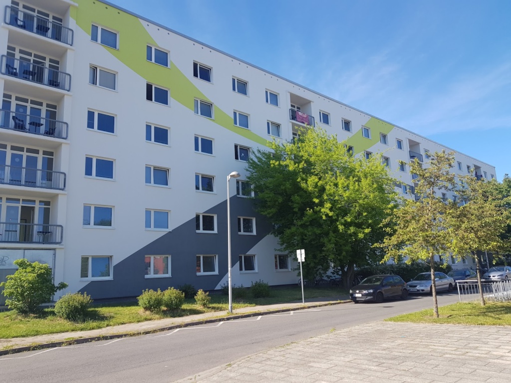 1-Zimmer-Wohnung Greifswald Makarenkostraße 48 - Aussenansicht