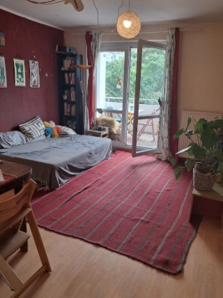 2,5 Zimmer-Wohnung im ruhigen Dreiländereck zwischen Neukölln, Kreuzberg und F-Hain zur Zwischenmiete 06.04-13.04.2026// 2,5-Room Appartment sublet