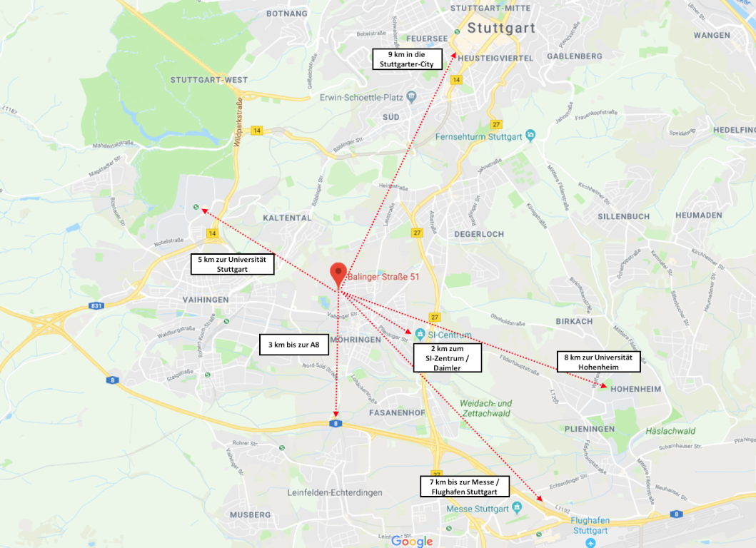 Möbliertes 1,5 Zimmer Sonnenappartment in Stuttgart-Möhringen – Balinger Straße 51, 70567 Stuttgart Möhringen – Vorschaubild 6