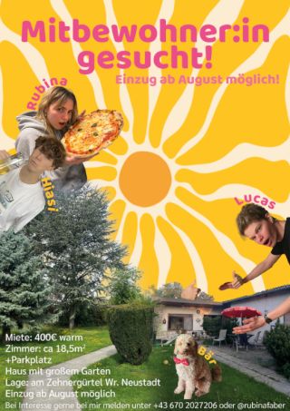 Anzeigenbild: WG-Zimmer mit Garten