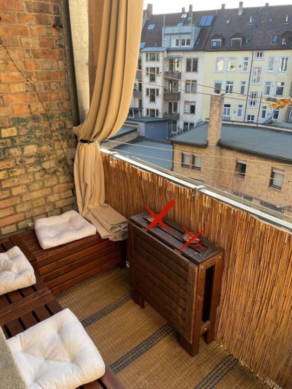 Flatshare Oststadt Gottesauer Straße - Balkon