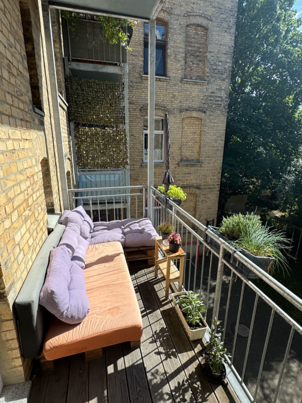 Flatshare Südliche Innenstadt Beesener Straße 249 - Balkon an der Küche