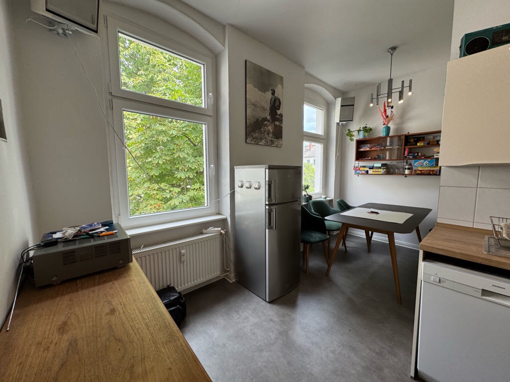 Apartamento Neukölln Karl-Kunger-Str.  63 - Küche mit halben Esszimmer dran
