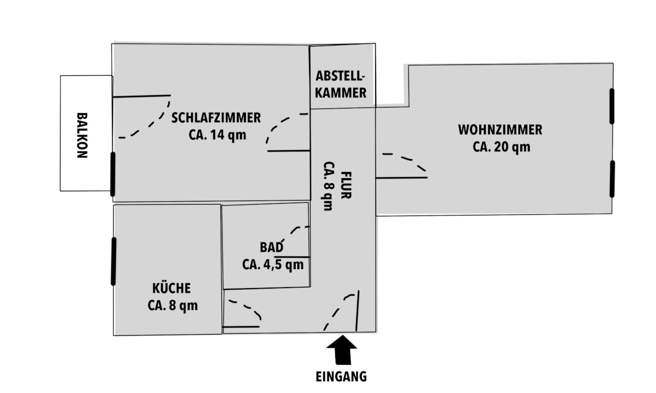 Möblierte 2-Raum Wohnung zur Untermiete – Leipziger Straße, 1127 Dresden Pieschen-Süd – Vorschaubild 19