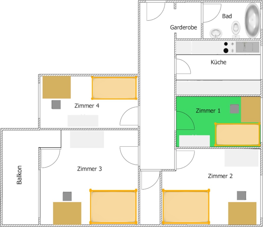 WG-Zimmer Berlin Eosanderstraße - Bild 6