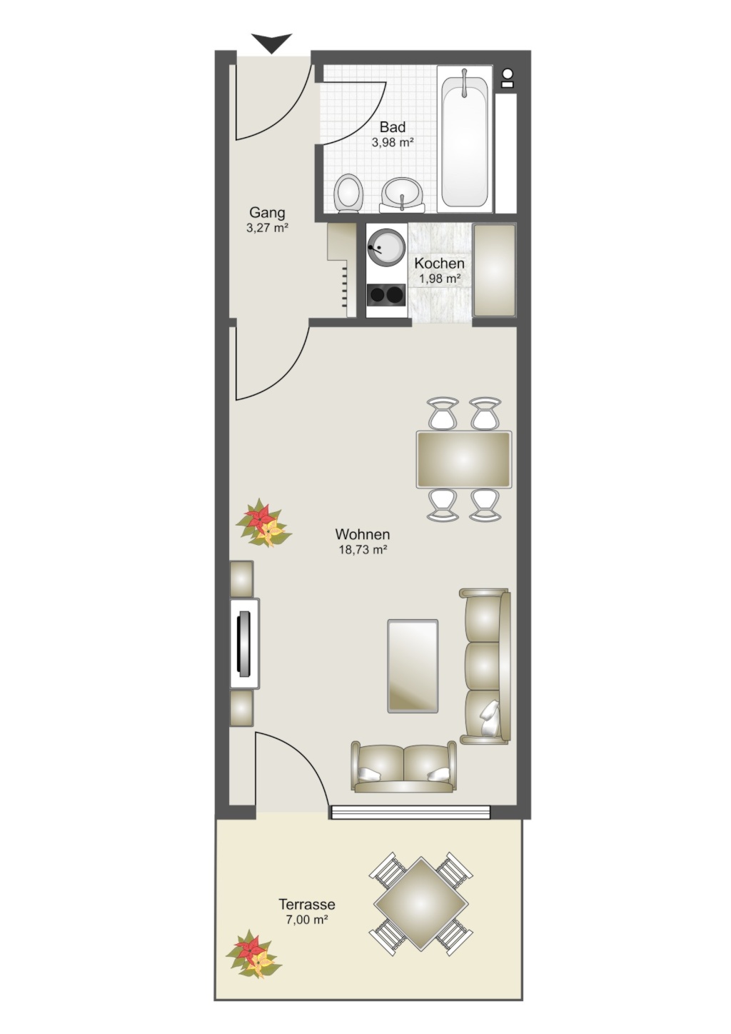 (S) APARTMENT FREI AB 01.12. - BERG AM LAIM – 81673 München Berg am Laim – Vorschaubild 4