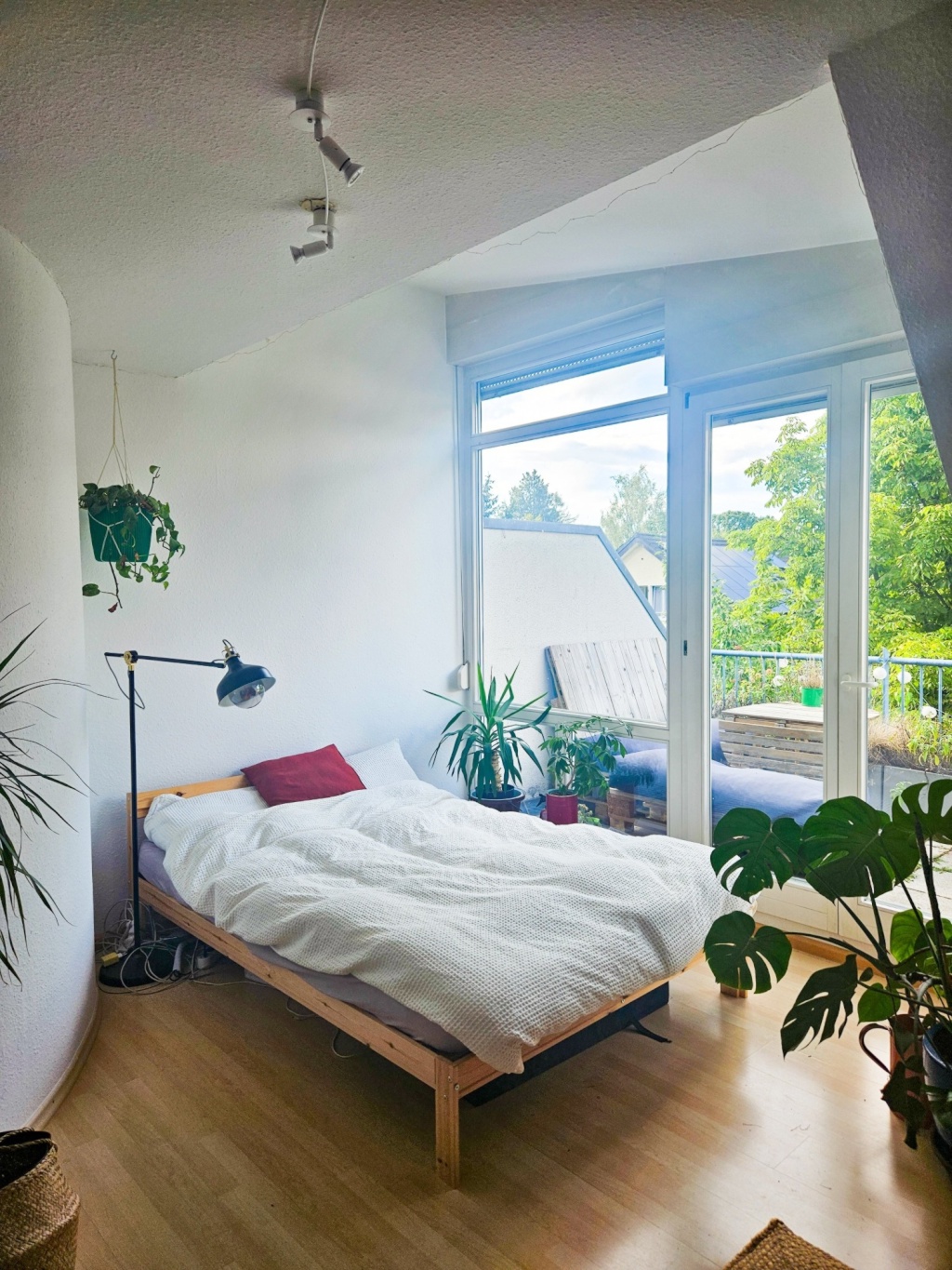 1 Room Flat Herdern Hauptstraße - Schlafbereich