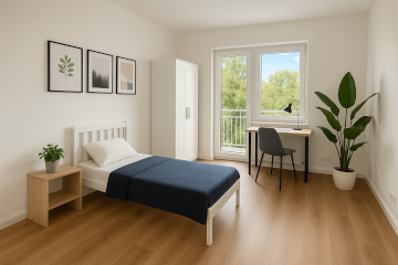 Anzeigenbild: Neu gegründete 3er-WG in Geesthacht – möbliert, ruhig & mit Balkon - Zimmer 1