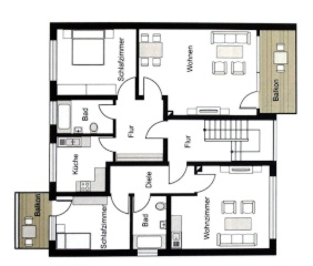 Imagen del anuncio: Habitación 9 EG (22 m2, ventana grande) en WG „Erlenkönige“, Uni-Nähe – 2 x 390 € (pair/amigos) o 1 x 610 € – libre de 1.7.2025