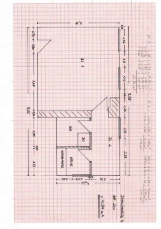 Imagen del anuncio: Tranquilo apartamento de 1,5 habitaciones, aprox. 42.54 m2, en el Passauer Innstadt ahora para alquilar (Ref Jahn4, App. 201)