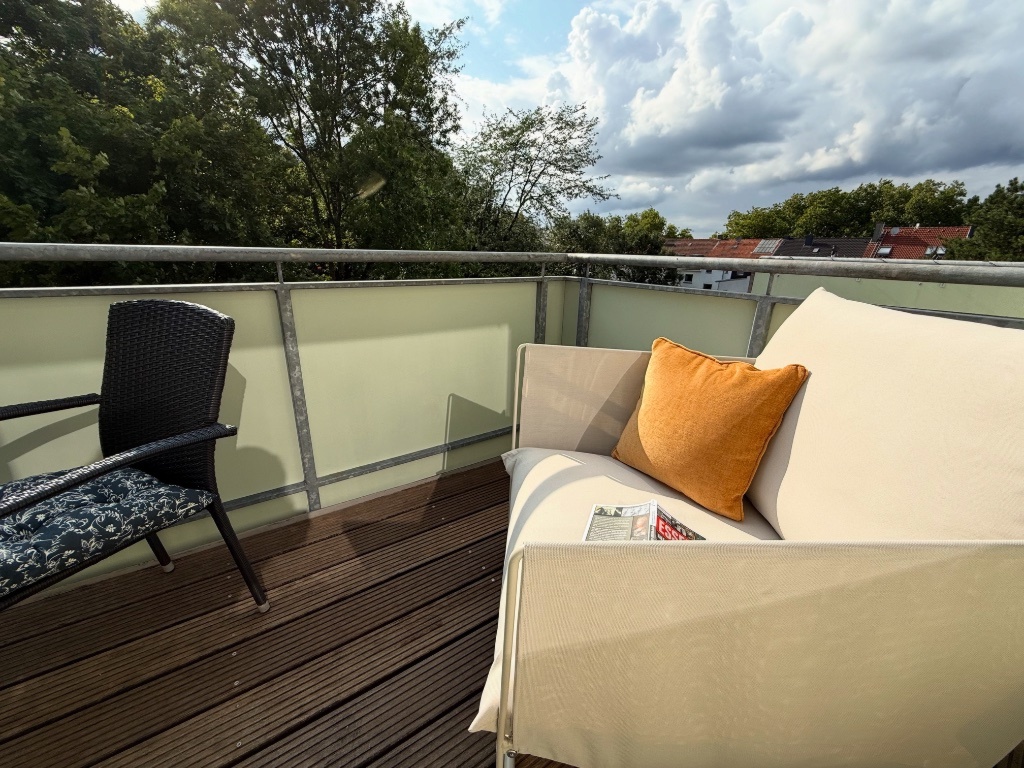 Apt. SunnySide: 1-Zimmer Wohnung mit großem Balkon / Pauschalmiete (all-in) – Savignystraße 30, 45147 Essen Holsterhausen – Vorschaubild 6