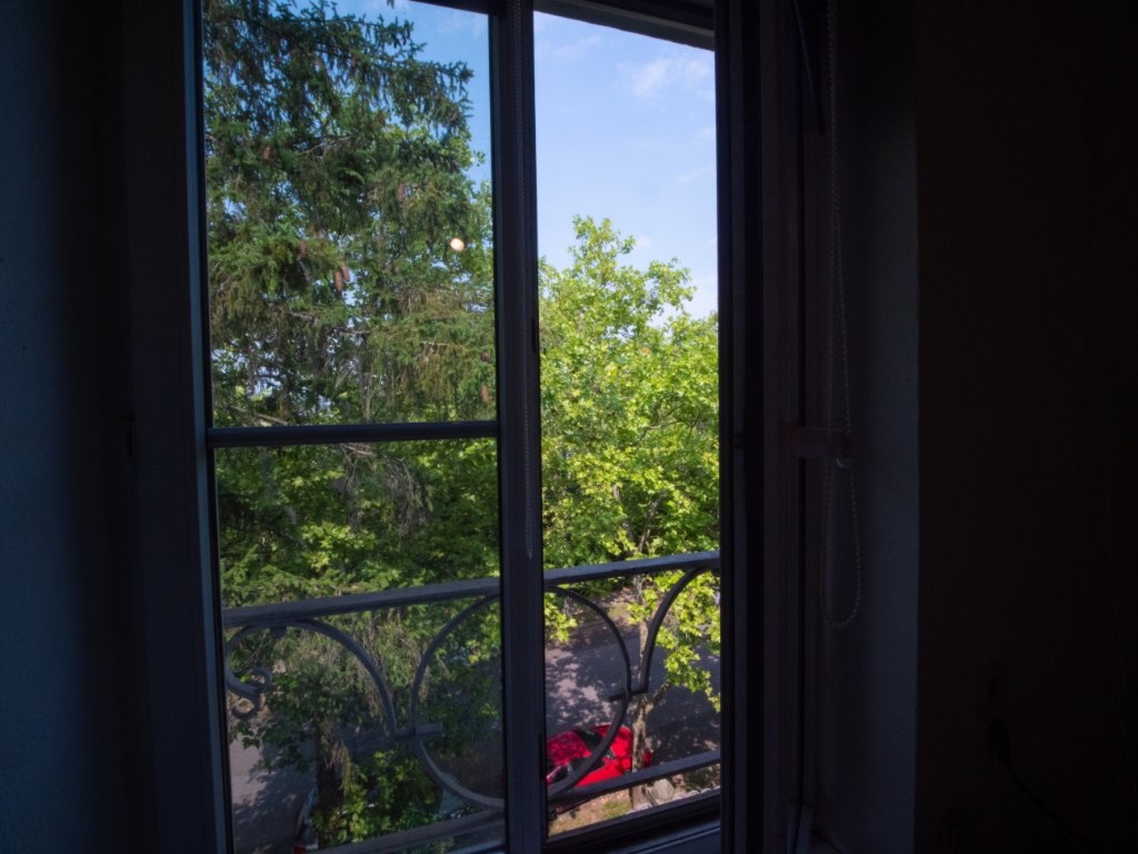 WG-Zimmer Mitte Etzelstraße 7 - Ausblick ins Grüne