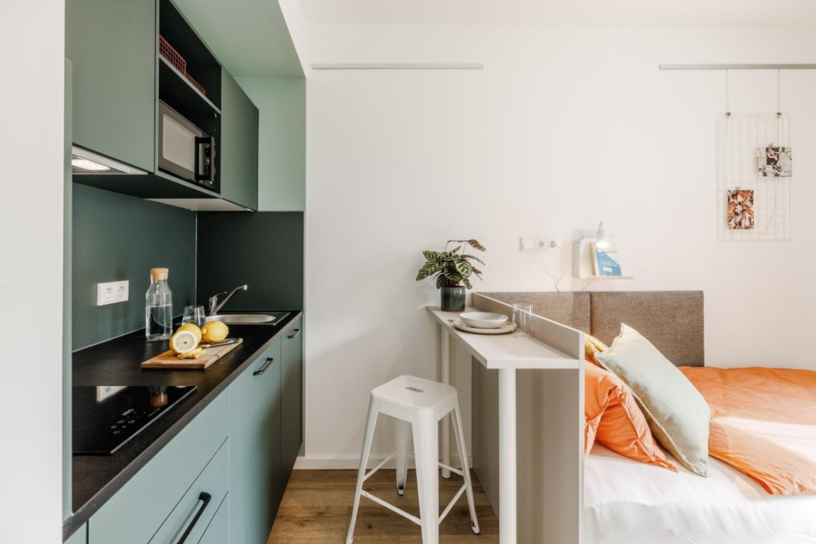 THE FIZZ Ludwigshafen - Mannheim – Fully Furnished Single Apartments for Students – 67061 Ludwigshafen am Rhein Mitte – Vorschaubild 2