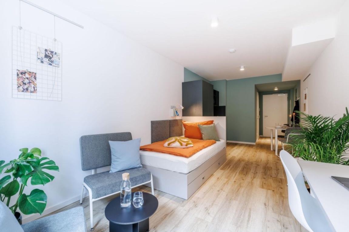 THE FIZZ Ludwigshafen - Mannheim – Vollmöblierte Single Apartments für Studierende – 67061 Ludwigshafen am Rhein Mitte – Vorschaubild 3