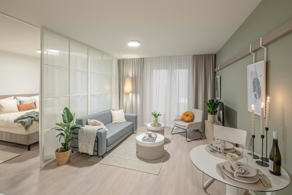 1-Zimmer-Wohnung Hamburg Sachsenstraße - Bild 1