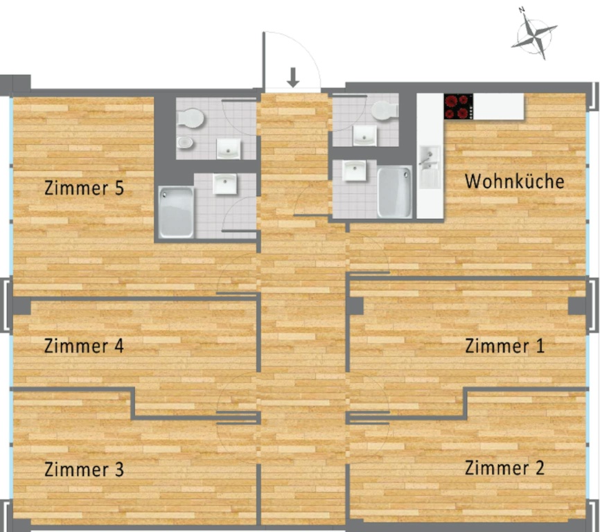 Habitación en WG München Fritz-Erler-Straße - foto 6