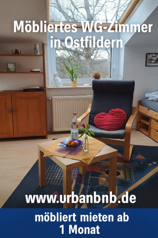 Anzeigenbild: WG Zimmer Ostfildern für Wohnen auf Zeit flexibel Zimmer mieten