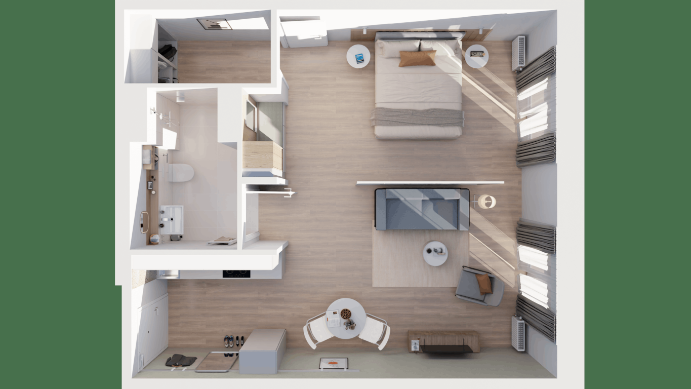 1-Zimmer-Wohnung Hamburg Sachsenstraße - Bild 7