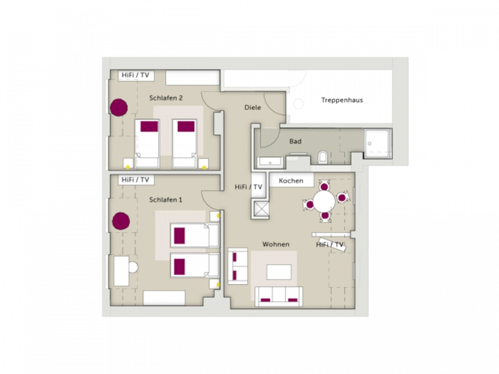 Apartamento Flingern Nord Mendelssohnstraße - foto 9