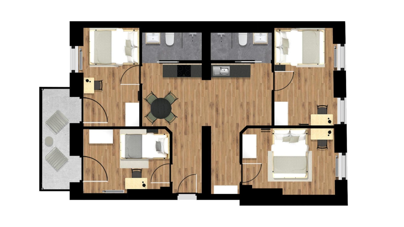 WG-Zimmer Berlin Sickingenstraße - Bild 3