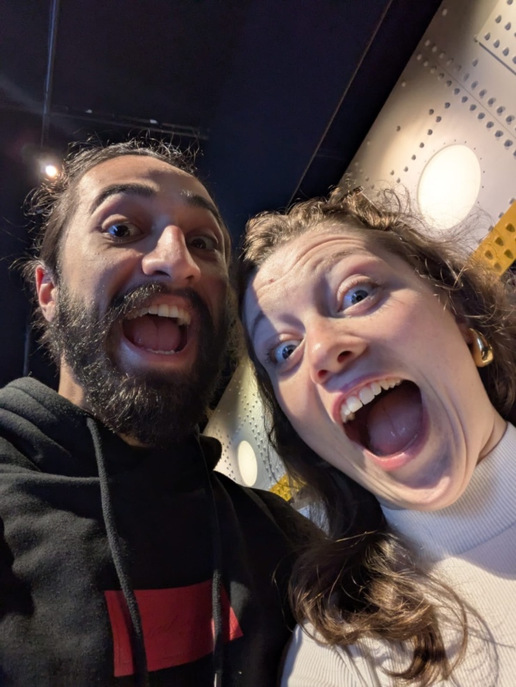 Ad image: We (Emma and Jonathan) are looking for a 2 bedroom apartment from July 2026