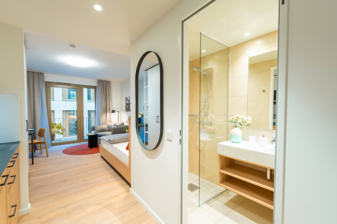 Topmoderne und vollmöblierte Studioapartments im Neubau-Erstbezug – Lenore-Volz-Straße 11, 70372 Stuttgart Bad Cannstatt – Vorschaubild 5
