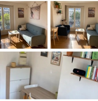 Anzeigenbild: 2 Zimmer möblierte Wohnung 24 m² in Paris 10. Arrondissement