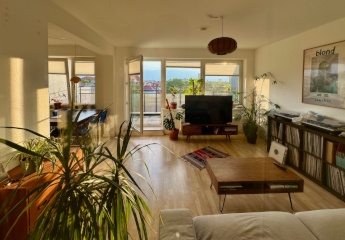 Helle 2-Zimmer-Dachgeschosswohnung mit Balkon / Bright 2-room attic apartment with balcony — photo 1