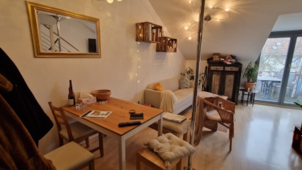 Anzeigenbild: Möblierte Maisonette-Wohnung in zentraler Lage zur Zwischenmiete (Okt–Jan)