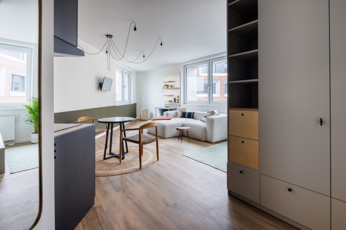 Studio-Apartment im Stadtzentrum | All-inclusive-Miete | POHA House – 48155 Münster Centrum – Vorschaubild 3