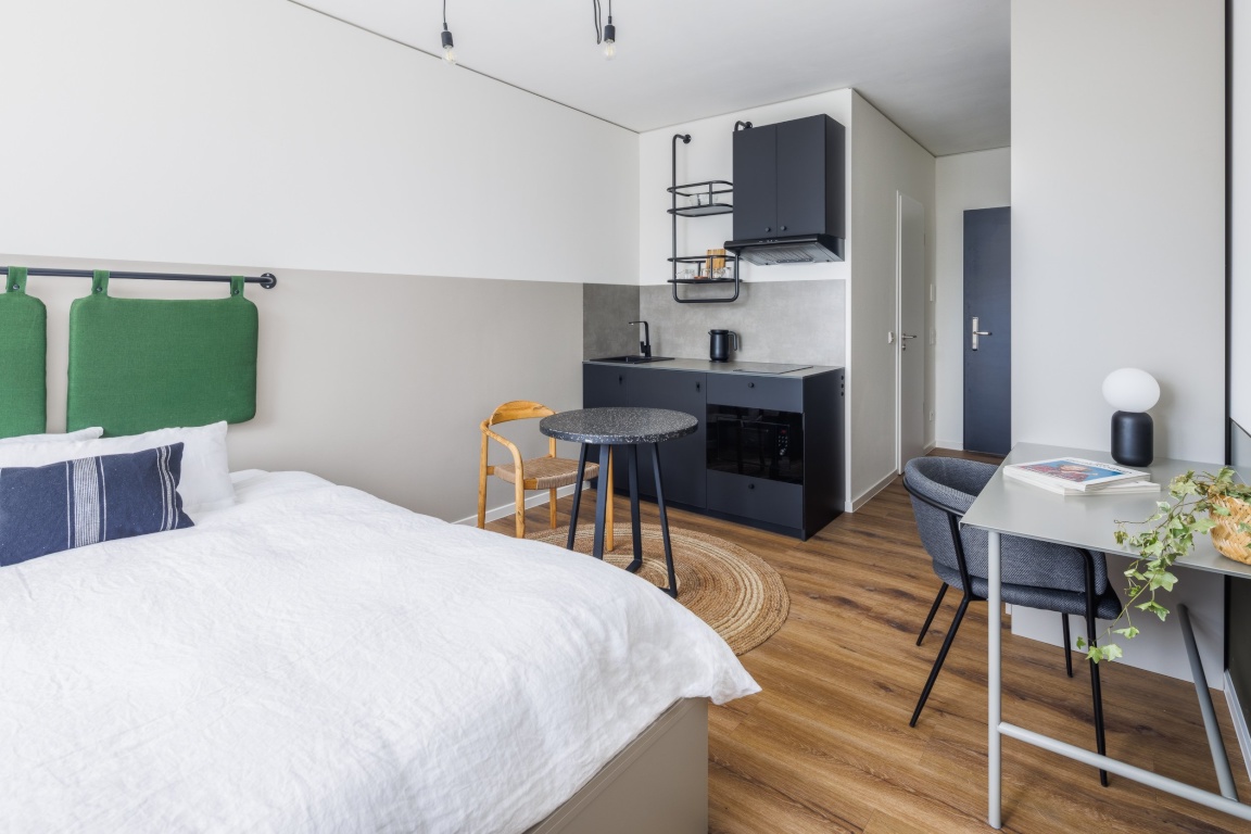 Studio-Apartment im Stadtzentrum | All-inclusive-Miete | POHA House – 48155 Münster Centrum – Vorschaubild 5