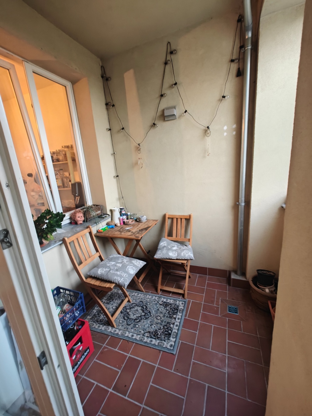 WG-Zimmer Dresden Großenhainer Str. 42 - Balcony