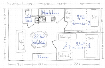 Anzeigenbild: Frisch sanierte 2-Zimmerwohnung mit großer Wohnküche in Vaals – für Studierende – hundefreundlich