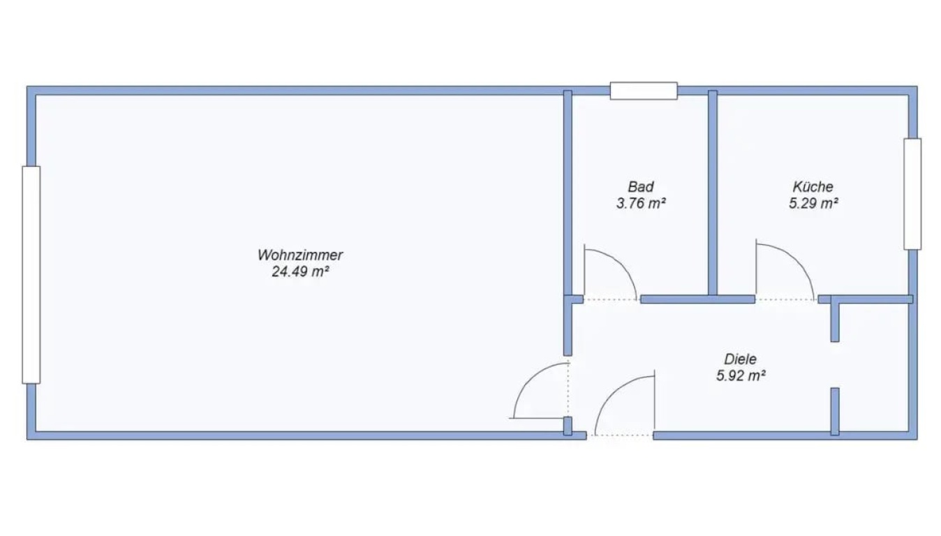 Zu vermieten Einzimmerwohnung im Hochparterre mit PKW Stellplatz – Windhalmweg 27, 13403 Berlin Wittenau – Vorschaubild 12