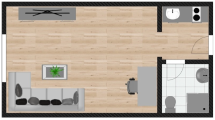 Imagen del anuncio: Apartamento central de 1 habitación - primera cubierta - desde noviembre
