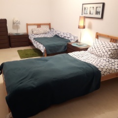 Anzeigenbild: Möblierte sonnige 2-Zi + Balkon mit herrlicher Aussicht (WiFi) - 5 Min. bis zum HBF in Mannheim - Ideal für Job/Studium in MA oder Lu oder Stuttgart
